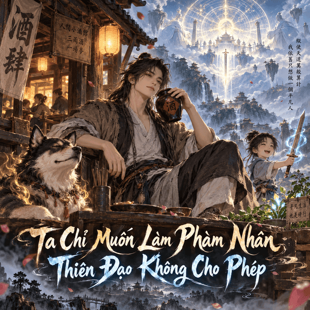Bìa truyện Ta Chỉ Muốn Làm Phàm Nhân, Thiên Đạo Không Cho Phép