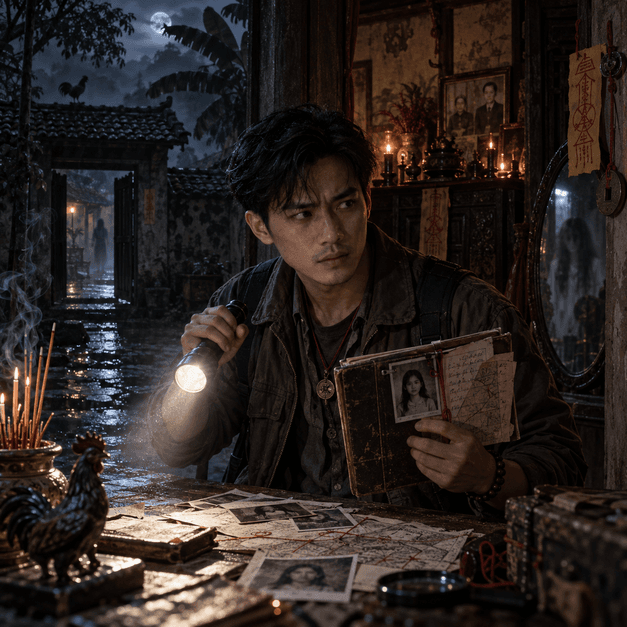 Bìa truyện Thầy Cúng Không Nhìn Thấy Ma